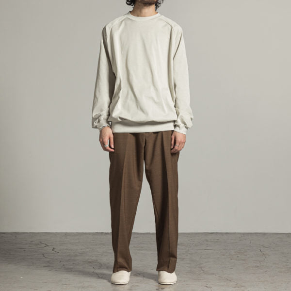 CREW NECK L/S COMPACT天竺