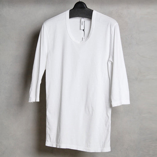  プリモアフライス Uネック 7分袖 (WHITE)  