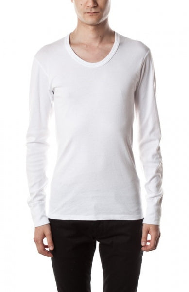  プリモアフライス Uネック L/S (WHITE)  