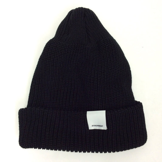  畦編みニット ビーニー  