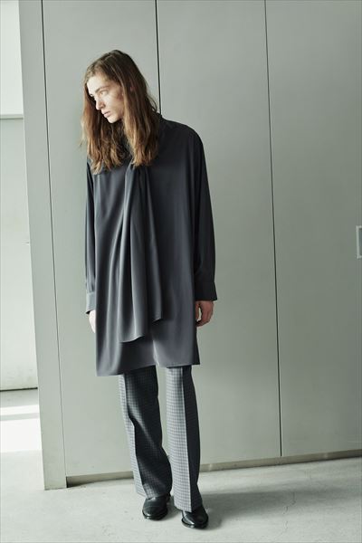 DECHINE BOW COLLAR LONG SHIRT - LAD MUSICIAN 「Area」