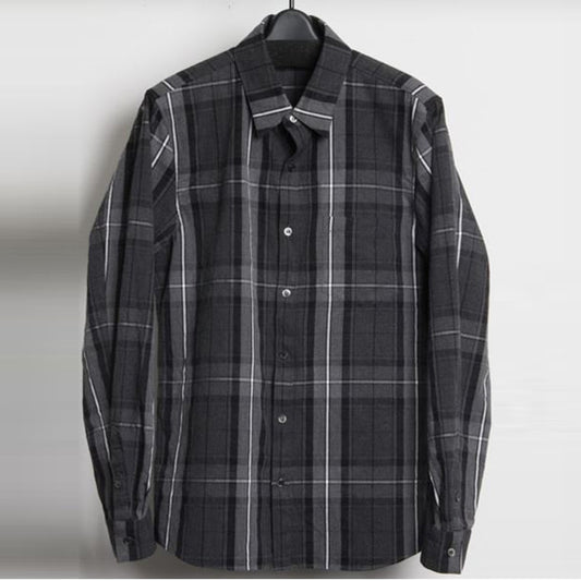  60/2 TOPチェックネル1ポケットレギュラーシャツ L/S  