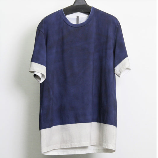  シルキー度詰天竺スプレーダイ クルーネックS/S  