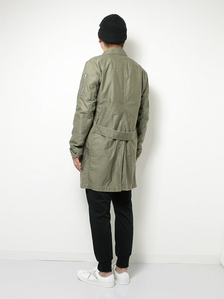 ミリタリーサテン ワークコート