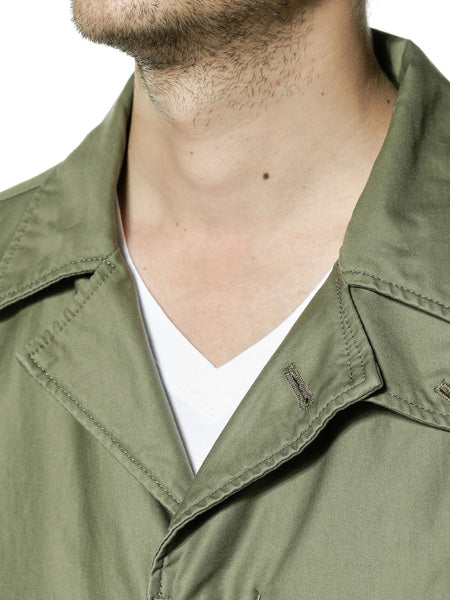 ミリタリーサテン ワークコート