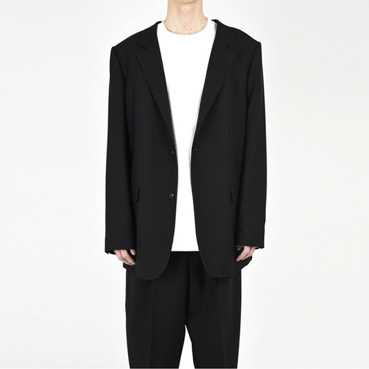  WOOL GABARDINE BIG JACKET  