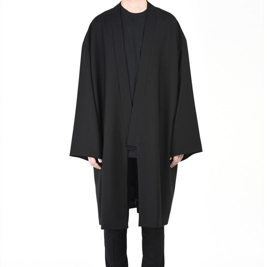  WOOL GABARDINE KIMONO LONG  