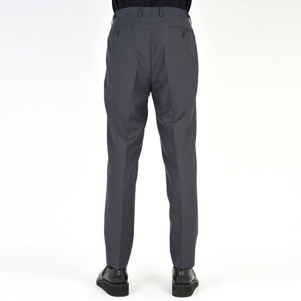 WOOL GABARDINE 2TUCK SLIM