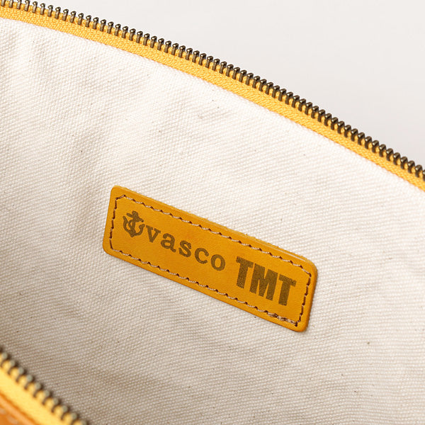 HAND DYED LEATHER CLUTCH BAG