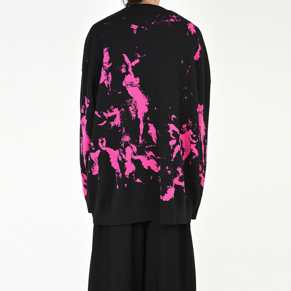 HIGH GAUGE WJQ KNIT BIG PULLOVER