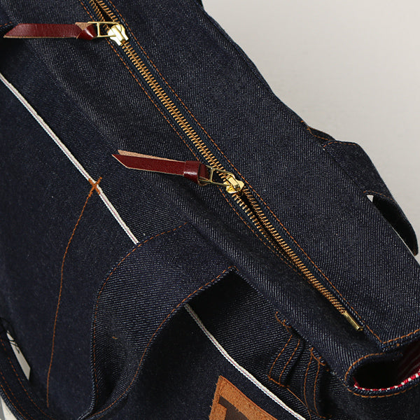 DENIM FLOWER TOTE BAG