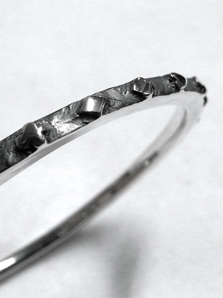 SILVER BANGLE(TRUMP)