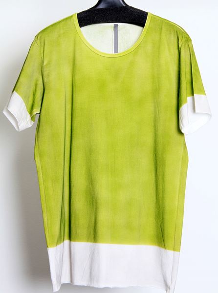 80/2 天竺 顔料プリント半袖Tシャツ