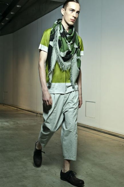 80/2 天竺 顔料プリント半袖Tシャツ