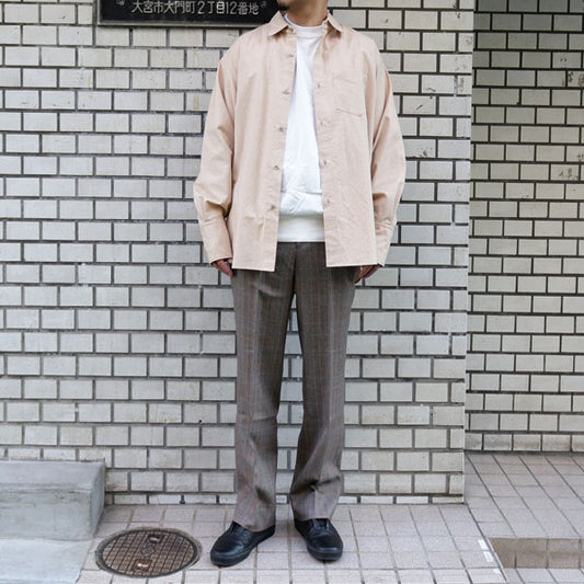  STRAIGHT FIT TROUSERS BROWN CHECK  