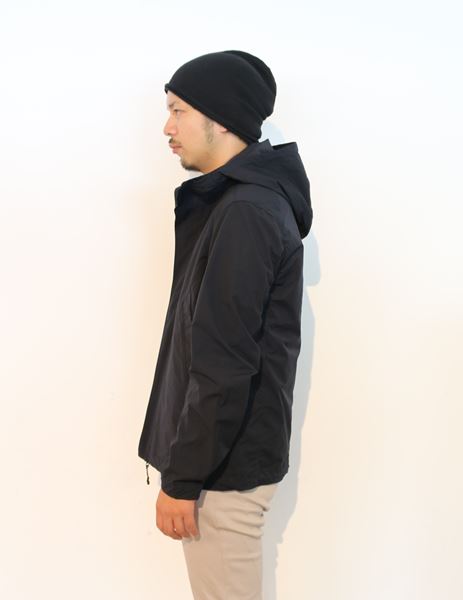Ny/Coストレッチ フーデッドブルゾン