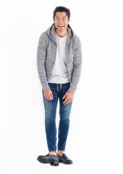  Co/Peワッフル ZIP UPパーカー  