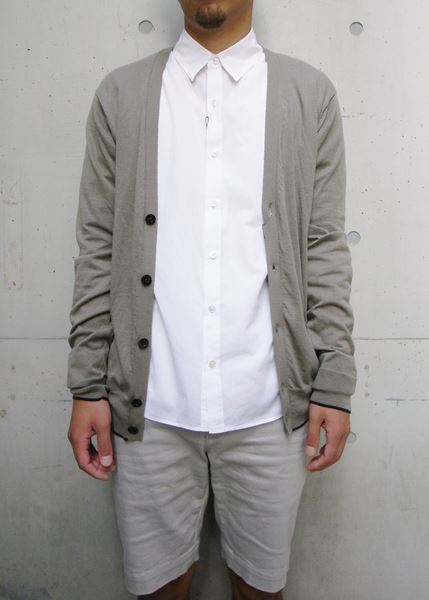 コットンハイゲージニット カーディガン