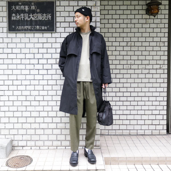 PEGTOP EASY TROUSERS SUPER120s WOOL TROPICAL