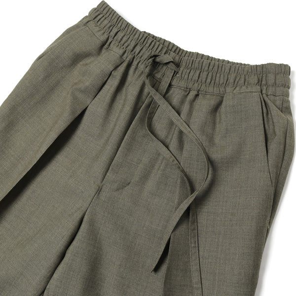 PEGTOP EASY TROUSERS SUPER120s WOOL TROPICAL