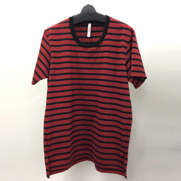 シルキー度詰天竺ボーダー クルーネックS/S