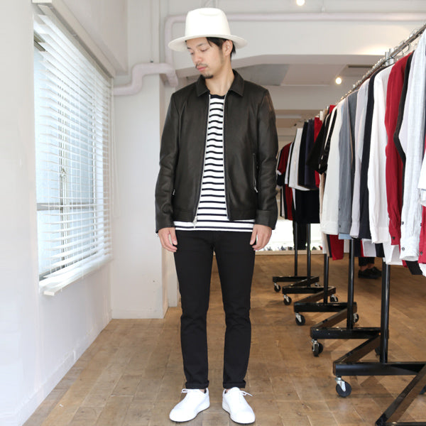 シルキー度詰天竺ボーダー クルーネックS/S