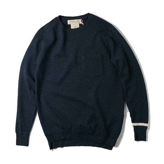  ポップコーンボーダーロングポケT(左袖ライン)  