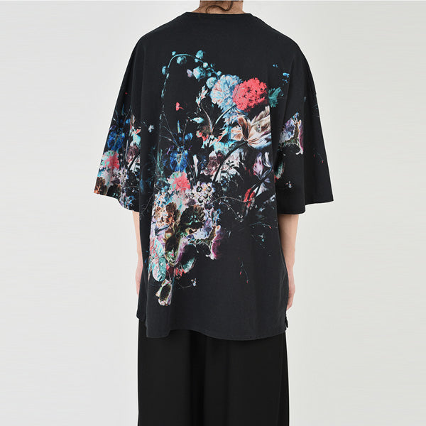 SUPER BIG T-SHIRT 14/1 T-CLOTH INKJET (FLOWER)