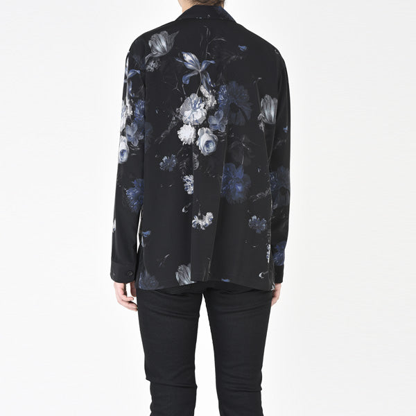DECHINE PAJAMA SHIRT INKJET FLOWER