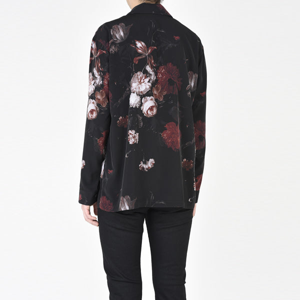 DECHINE PAJAMA SHIRT INKJET FLOWER
