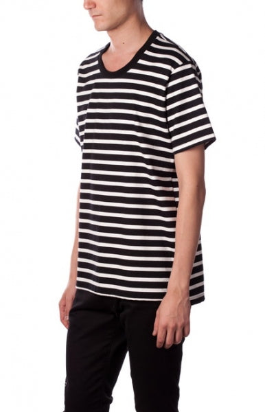 シルキー度詰天竺ボーダー クルーネックS/S
