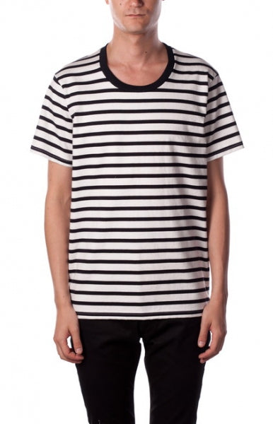 シルキー度詰天竺ボーダー クルーネックS/S