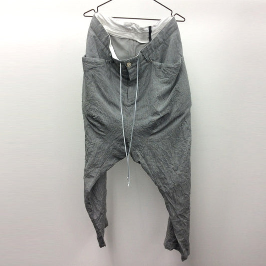  Co/W/Liストライプギャバ サルエルパンツ  