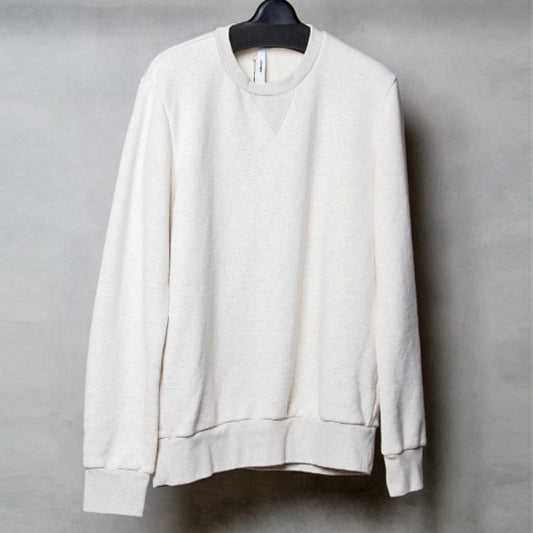  吊裏毛クルーネックスウェット  