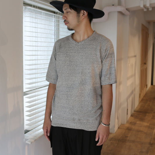  粗杢ツイルループスーパーソフト ラグランスウェットシャツS/S  