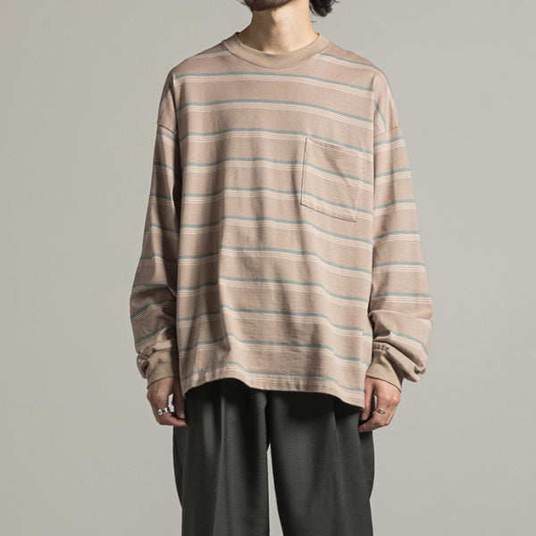 BORDER TEE L/S