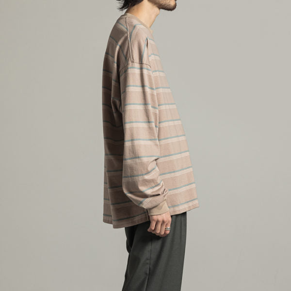 BORDER TEE L/S
