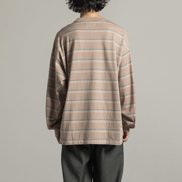 BORDER TEE L/S
