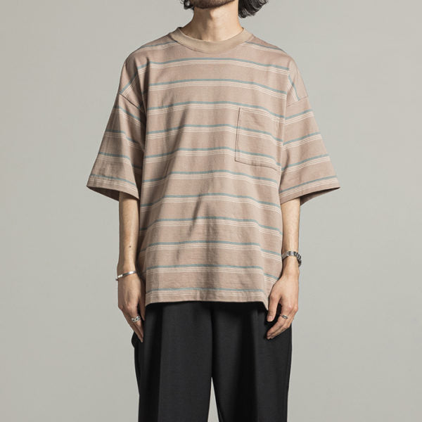BORDER TEE S/S