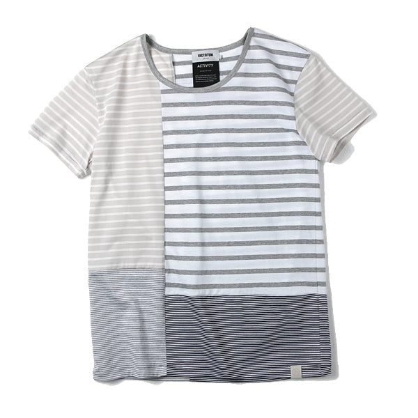 シルケットボーダー クレイジーS/S TEE