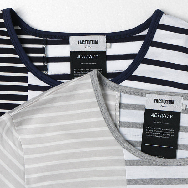 シルケットボーダー クレイジーS/S TEE