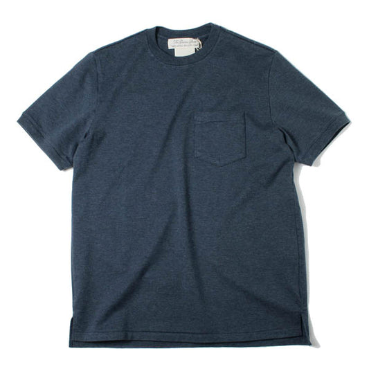  メランジ度詰め天竺ポケT  