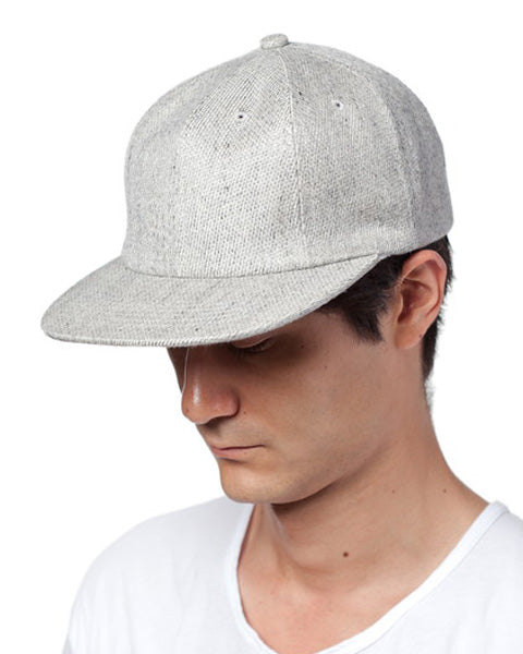  リネンツイード ベースボールキャップ  
