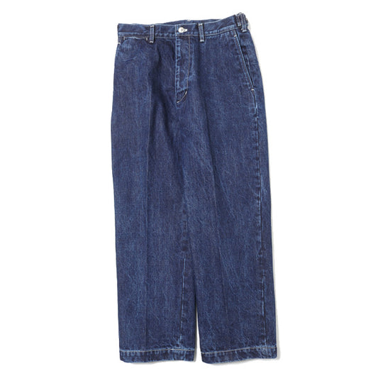  DENIM FLAT FRONT TROUSERS 14.5oz ORGANIC SELVEDGE  