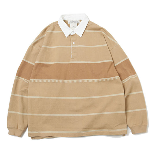  ラガーボーダーJQ襟付きロンT  