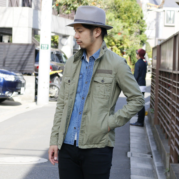 NATURAL ムラDENIM ウェスタンシャツ