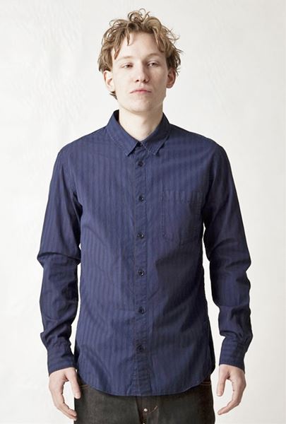 コットンウール製品染め プリーツタックシャツ