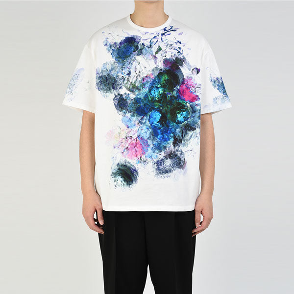 BIG T-SHIRT 30/2 T-CLOTH INKJET (FLOWER)
