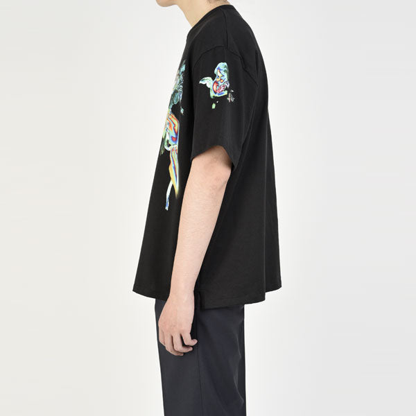 BIG T-SHIRT 30/2T-CLOTH INKJET(ROSE THUNDER ANGEL)