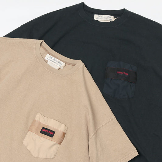  16/-天竺ブリーフィング半袖T  